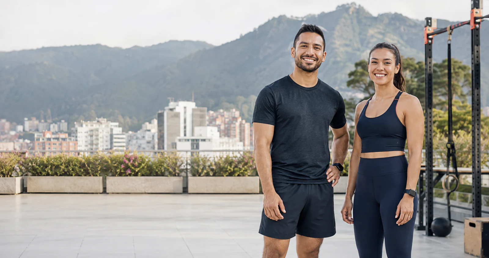 Entrenador y entrenadora personal en Bogotá
